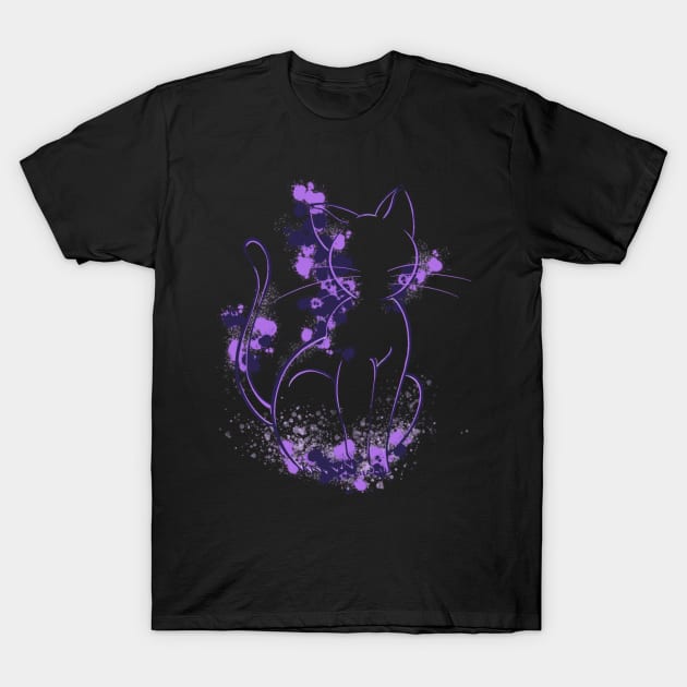 Luna cat! T-Shirt by MiniMao design